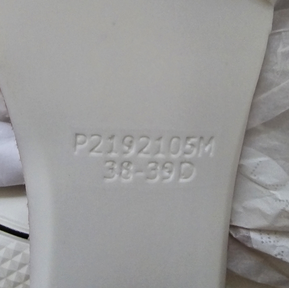 Stella McCartney Cotton Lace Up Sneakers Size 39 White Tan - Picture 11 of 11